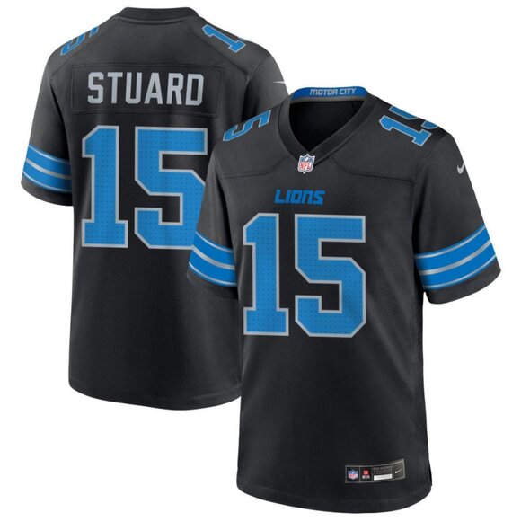 Mens Youths Kids Womens Grant Stuard Black Vapor Stitched Jersey
